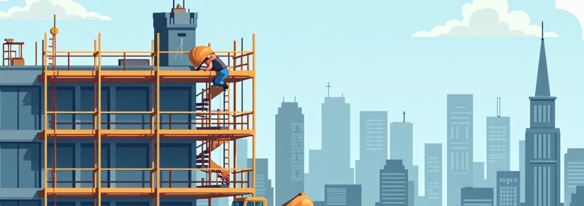 Montage d'échafaudage